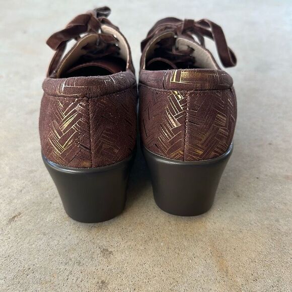 Alegria Maditerlockin Choco Leather Shoes Women’s Size 39 - Picture 3 of 11